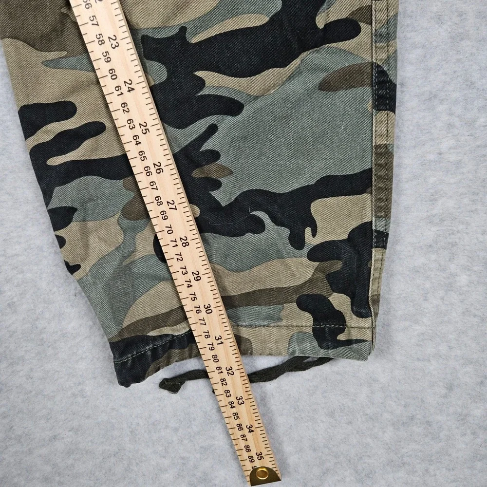 Mustway Men's 36 Green Camo Cargo Pants Tactical Military Utility Paratrooper